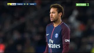 Neymar vs Troyes H 1718 – Ligue 1 HD 1080i by Guilherme [upl. by Drehcir167]