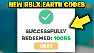 ALL NEW RBLXEARTH PROMOCODES FEBRUARY 2024 [upl. by Saqaw]