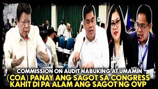 COA nagisa at halos magkanda utal utal sa ginawa ni Cong Marcoleta dahil sa notice of Disallowance [upl. by Ahtimat]