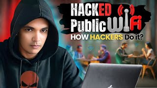 RealTime MITM Attack Demo  क्या Public WiFi से आपका Data Hack हो सकता है [upl. by Aicirtap]