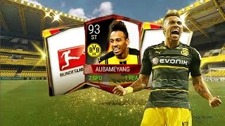 REVIEW AUBAMEYANG  SOBRES DE LA BUNDESLIGA FIFA MOBILE √√√™ JAVIGAMERS [upl. by Yllor]