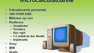 Clasificarea calculatoarelor Paragraful 22 Informatica clasa a7a [upl. by Toms]