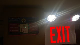 Stanpro exit sign combo review [upl. by Haskell]