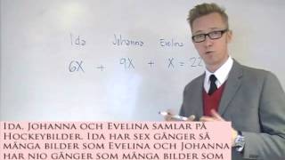 Problemlösning med ekvation [upl. by Nabila]