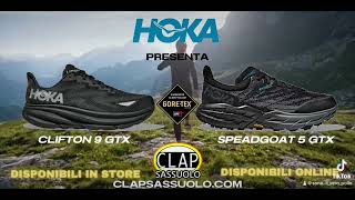 Hoka Clifton 9 GTX e Speedgoat 5 GTX arrivate in store [upl. by Jar920]