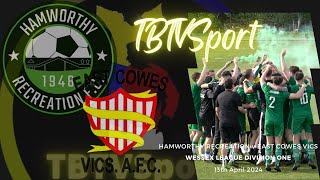 HIGHLIGHTS Hamworthy Recreation v East Cowes Vics Wessex League Div 1 nonleague football [upl. by Nicky315]