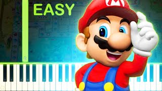 MARIO PARTY 4 THEME  EASY Piano Tutorial [upl. by Inad]