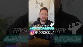 Personal trainer controlla subito se stai facendo questi errori su IG marketingdigitale sport [upl. by Cleres]