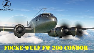 MSFS 1935 │ FockeWulf Fw 200 Condor ✈ EDDI Berlin Tempelhof  EDNY Friedrichshafen [upl. by Conny150]