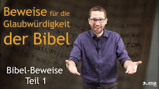 BibelBeweise 1│Beweise für die Glaubwürdigkeit der Bibel│mit Lukas Stolz [upl. by Kcirrem]