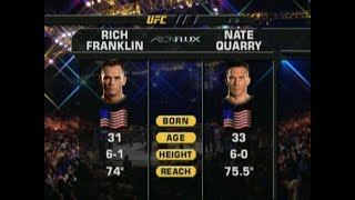 Rich Franklin vs Nate Quarry [upl. by Chastity]