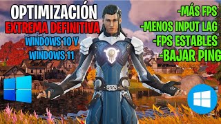 COMO OPTIMIZAR tu PC LAPTOP PARA AUMENTAR FPS EN FORTNITE 2023 200 [upl. by Gerald]