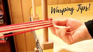 2 Tips for Easier Rigid Heddle Warping [upl. by Ardnalak]