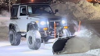 Building a snow plow mount for my Suzuki Samurai [upl. by Hamo]