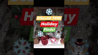 Holiday Fun on a Budget Dollar Tree Christmas Decor Finds dollartree dollartreefinds christmas 🎄 [upl. by Alidus]