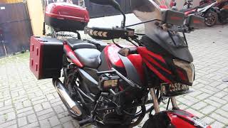 Bajaj PULSAR 135 LS MODIFIED TOURING [upl. by Giacinta846]