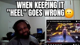 Top 10 Worst WWE Heel Turns of All Time aka When Keeping it quotHeelquot Goes Wrong🙂 REACTION [upl. by Hammel]