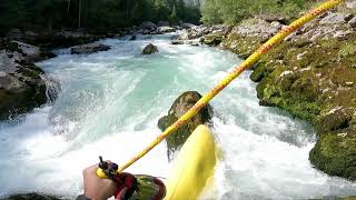 Kayak Saalach  Teufelschlucht  Beater near the siphon [upl. by Trever153]