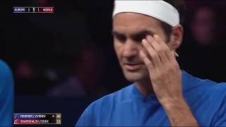 FedererZverev v ShapovalovSock  Laver Cup 2019 FULL MATCH 4  50 FPS HD [upl. by Warring]