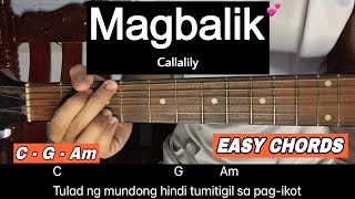 Magbalik  Callalily  Guitar Tutorial  Easy Chords [upl. by Assert]