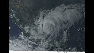 Tropical Storm Francine satellite loop [upl. by Ilaw]