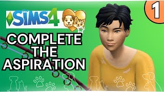 The Sims 4 l Complete the Aspiration Challenge l Friends of the Animals l Ep1 [upl. by Ettenahc718]