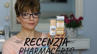 👩🏻‍⚕️Pharmaceris👩🏼‍⚕️  Recenzja  Lubię  Polecam Fluid OchronnoKorygujący z SPF50 [upl. by Hanah]