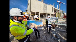 Le chantier du futur lhôpital de MaizièreslèsMetz [upl. by Ettena]