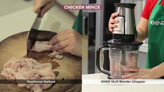 How to chop blend and grind  Khind Multi Blender Chopper BLC129 [upl. by Alah]