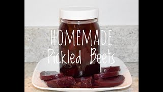 How To Make Pickled Beets  Homemade Pickled Beet Root [upl. by Gnahk]