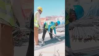 Steel banding mans enjoy working viralvideo construction howtomakekitchenworkeasier foryou fly [upl. by Ellivnarg]