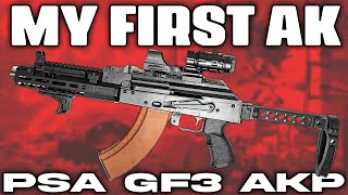 My FIRST AK47  PSA GF3 AKP [upl. by Irrahs]