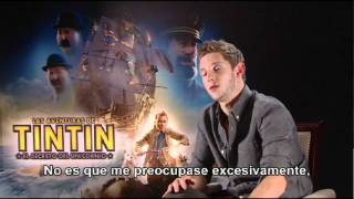 Las AVENTURAS de TINTIN El SECRETO del UNICORNIO  ENTREVISTA Jamie Bell  Sony Pictures España [upl. by Aldo598]