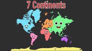 7 Continents Song  Continents for all ages  Made by Geokid [upl. by Bary335]