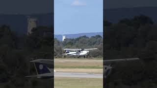 Student pilot takeoff at Jandakot airport aviation cessna planespotting aircraft landing [upl. by Ahsyia]