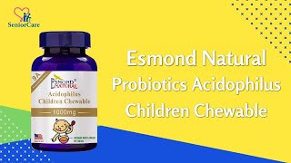 HELPS DIGESTION Esmond Natural Probiotics Acidophilus Children Chewable Tablets [upl. by Shargel424]