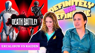 Death Battle Excalibur vs Raiden Reaction  Waframe vs Metal Gear [upl. by Twitt]