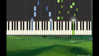 March Seventeen come Sunday Piano tutorial by Synthesia [upl. by Risteau]