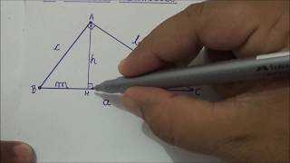RELAÇÕES MÉTRICAS NO TRIÂNGULO RETÂNGULO PARTE 2 [upl. by Whitehouse952]