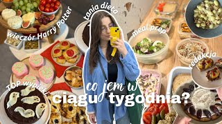 🌱 TANI TYDZIEŃ JEDZENIA żeby schudnąć  bez liczenia kcal wieczór Harry Potter meal prep [upl. by Anatsirhc765]