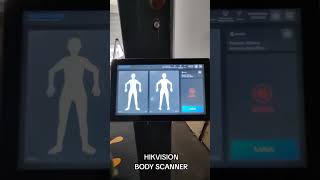 HIKVISION Body ScannerMillimeter Wave Security Inspection System hikvision walkthrough [upl. by Halvaard172]