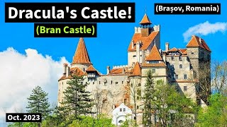 Visiting DRACULAS Castle aka Bran Castle Brasov Romania Oct 2023 [upl. by Farrell]