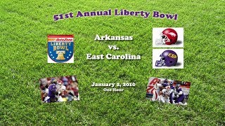 2010 Liberty Bowl Arkansas v East Carolina One Hour [upl. by Wamsley327]