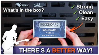 Who Needs Pedalboard Velcro Check THIS Out RockBoard QuickMount Review [upl. by Anaerdna]