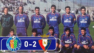 Resumen Getafe 02 Osasuna LaLiga2 199495 [upl. by Clippard120]