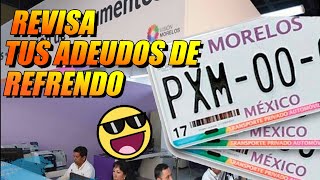 COMO CHECAR ADEUDOS DE TENENCIA EN MORELOS ADEUDO DE REFRENDO MORELOS [upl. by Soren]