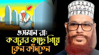 উসমান রা কবরের কাছে গিয়ে কেন কাঁদতেন  delwar hossain saidi  saidi waz mahfil [upl. by Anaer]