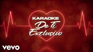 La Arrolladora Banda El Limón De René Camacho  De Ti Exclusivo Karaoke [upl. by Enasus]