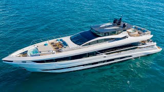 13250000 Superyacht Tour  2020 Mangusta GranSport 33 [upl. by Garth]