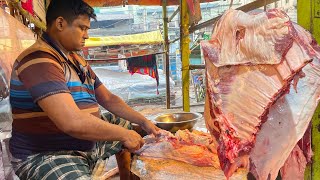 Fastest Cow meat cutting Skills part41 ।। Cutting Bro [upl. by Aicre419]